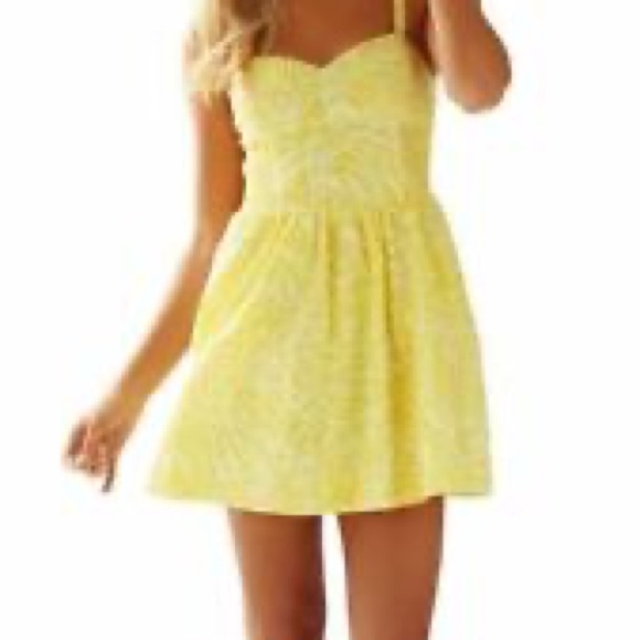 Lilly Pulitzer Sunglow dress size 8 - Picture 8 of 9